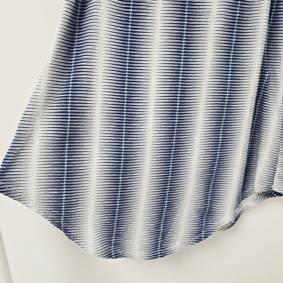 Carve Designs Top Small Womens Middleton Sleeveless Button Front Blue V-neck - Picture 6 of 10